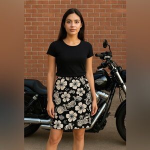 Harley-Davidson x Tori Richard Tropical Skirt